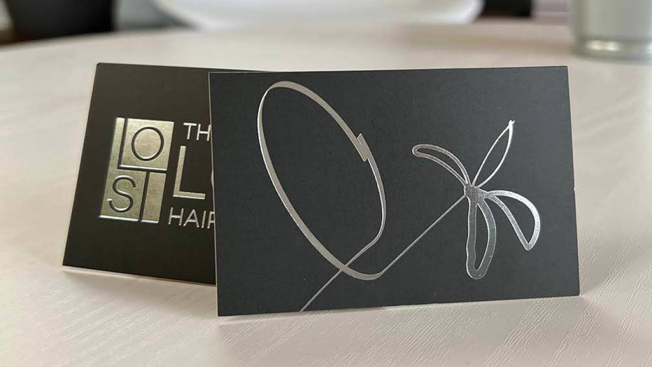 Two different business cards