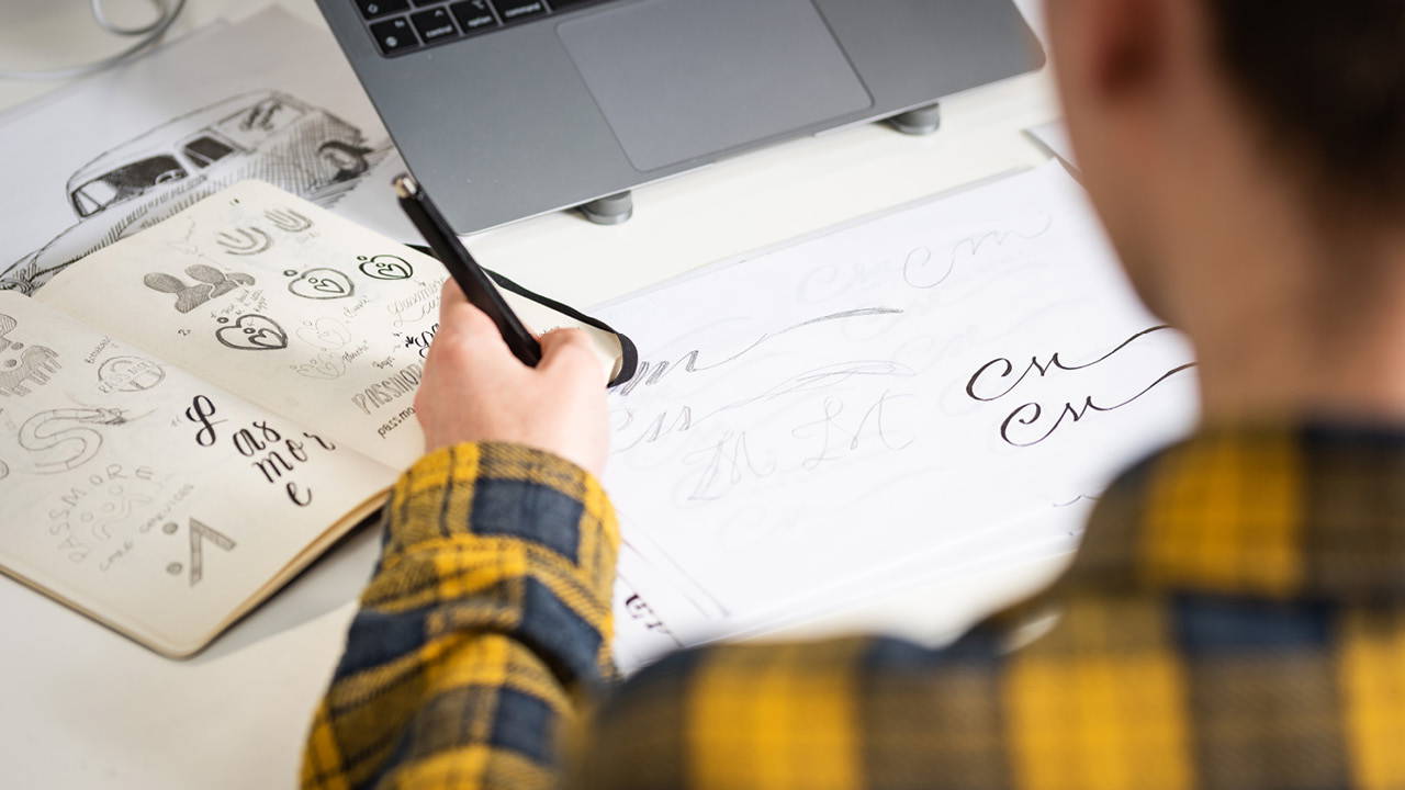 Logo design being done by a Nettl employee